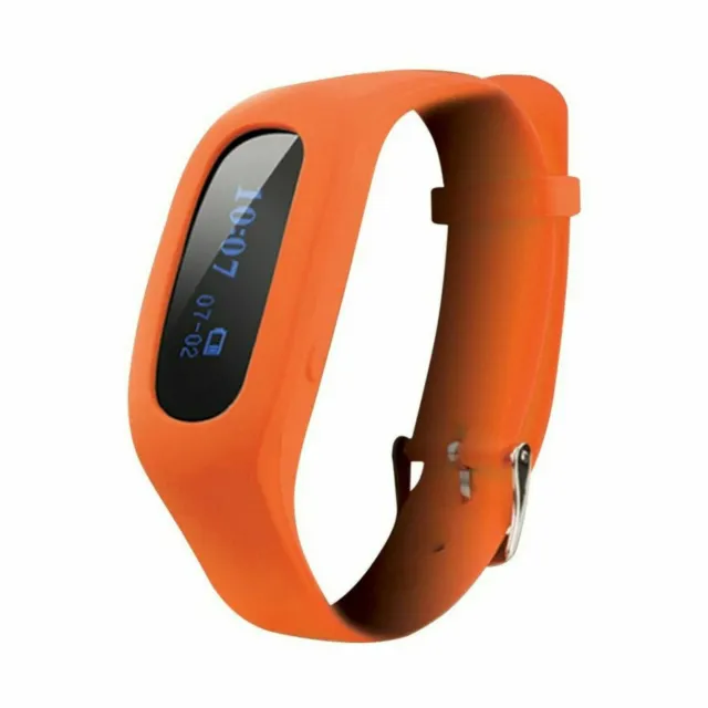 Zenixx Actiiv Glow-in-the-Dark Activity Tracker II 2 Orange Watch Calorie Count