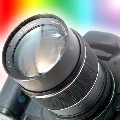 Portrait Tele 1:2,8/135mm f. Fuji X-Mount FX lichtstarkes manuelles Teleobjektiv
