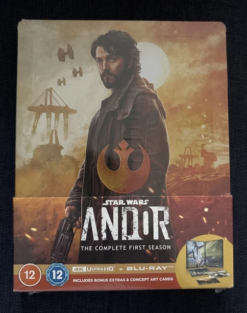 STAR WARS ANDOR 4k UHD & Blu-ray Steelbook Season 1 New Sealed UK ...