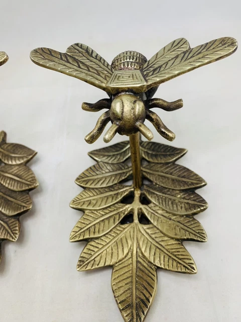 Anthropologie Queen Bee Brass curtain, tie, back, or towel and coat hook