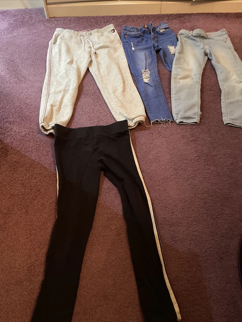 girls bundles joggers and jeans age 8-10-Tommy Hilfiger joggers might be 11 yr