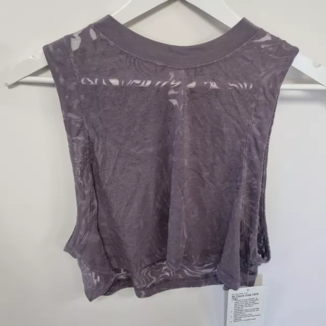 Lululemon All Yours Crop Tank *Veil - Purple (DKLV), Size 10 UK / 6 US