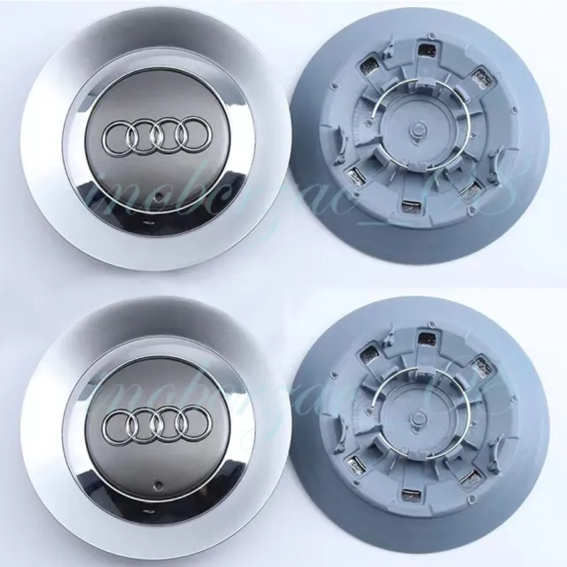4x 149mm Für Audi A4 A6L Auto Felgendeckel Alufelge Nabendeckel Wheel Cap Silber