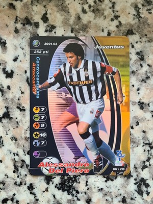 Alessandro Del Piero Foil 087/230 Football Champions 2001/2002 MINT 