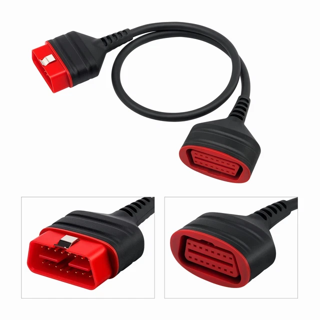 16Pin ThinkDiag OBD2 Extension Cable Male To Female OBD2 Automotive Adapter Tool