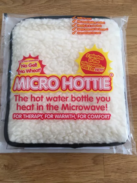 Hotties Lambswool Microwavable Heat Pad Hot Water Bottle Micro Hottie