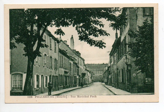 PHALSBOURG Pfalsburg Moselle CPA 57 rue du marechal foch 2
