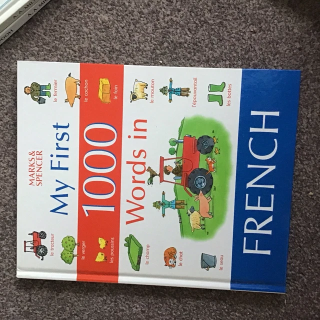 MY FIRST 1000 Words In French Marks Spencer £3.84 - PicClick UK