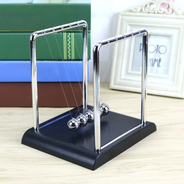 Newtons Cradle Balance Balls Physics Science Pendulum Desk Stress Reliever Toys