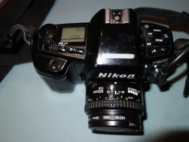 Nikon F90X SLR Camera with AF NIKKOR 50mm f1:1.8 LENS and Nikon MC-20 Remote