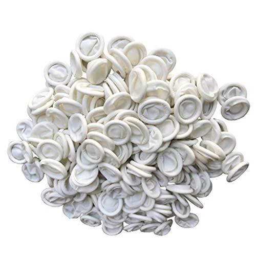 Cubiertas para dedos desechables de látex mediano 1200 piezas de goma antiestática F