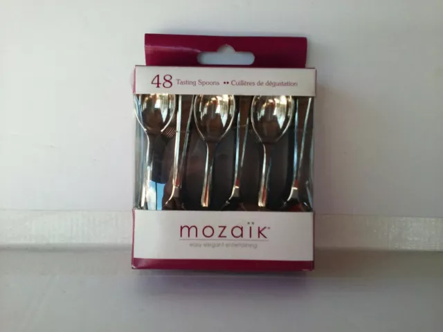 https://www.picclickimg.com/Zo4AAOSwkNReE4Sg/Mozaik-48-Mini-Tasting-Spoons-Stainless-Steel-Coated.webp