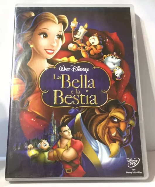 La Bella e La Bestia DVD I Classici Walt Disney Editoirale Come da Foto