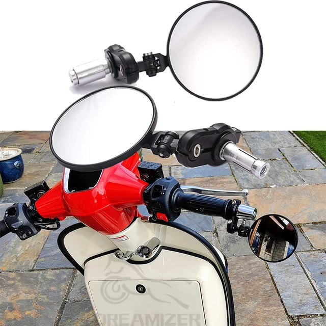 Scooter bar on sale end mirrors