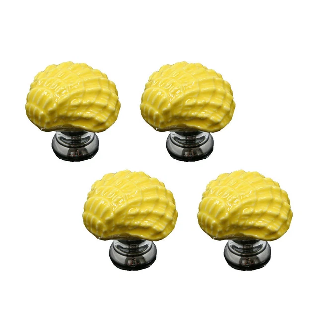 4 Pcs Shell Kitchen Handles Drawer Handles Vintage Drawer Pulls Cupboard 5