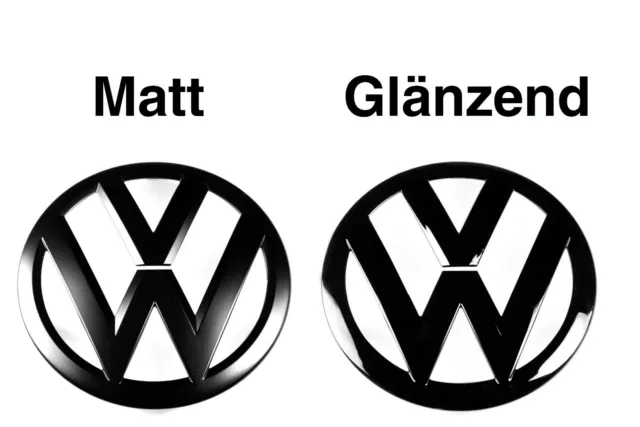 VW Zeichen Schwarz Vorne Tiguan 2 AD1 ACC Faceliftmodell Emblem R-Line R  Hybrid