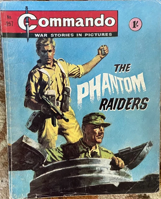 COMMANDO COMIC PICTURE Library 257 - The Phantom Raiders - 1967 - Dc ...