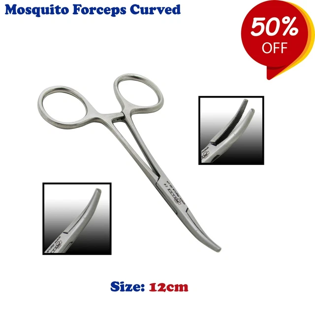 Emostatico Forcipi Arteria Morsetto Bloccaggio Pinze Halsted - Foto 7