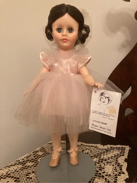 15 1/2” Tall Vinyl Pink Ballerina Doll OPENING NIGHT by Marjorie Spangler Dolls
