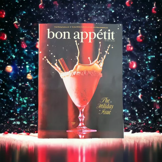 MAGAZINE BON APPÉTIT décembre 2023 janvier 2024 The Holiday Issue Cookies Gourd EUR 7,79