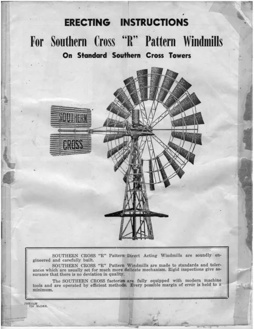 Southern Cross WINDMILL 1903 AG H A G JA R Z IZ Manuals 1950 Catalogue CD DISC
