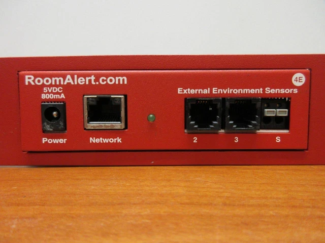AVTECH ROOM ALERT 4E w/ RACK MOUNT