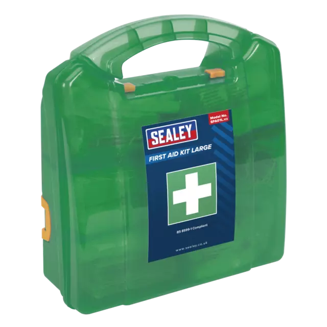 Sealey SFA01L Large First Aid Kit In Durable Composite Case