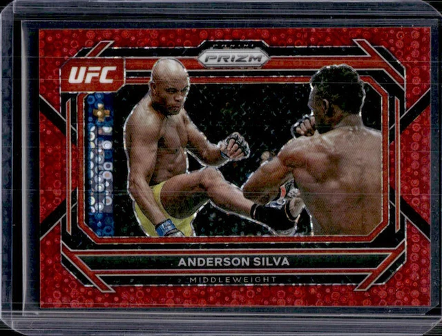 2023 Prizm UFC Anderson Silva Red Disco Prizm #20/99