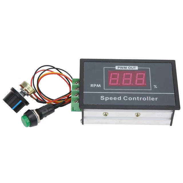 ContrôLeur De Vitesse De Moteur PWM 6V 12V 24V 48V RéGulateur De Vitesse