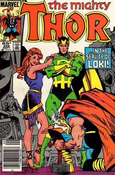 Thor #359 (Newsstand) FN; Marvel | Loki Walter Simonson - we combine shipping