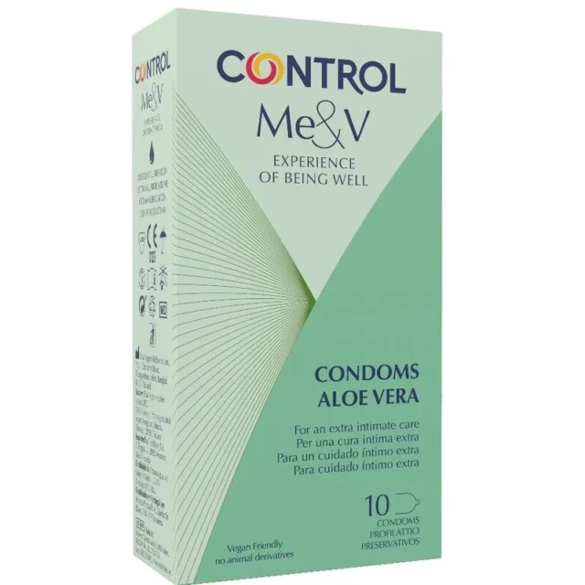 Control Preservativos Con Aloe Vera 10 Unidades Envío Discreto 24H