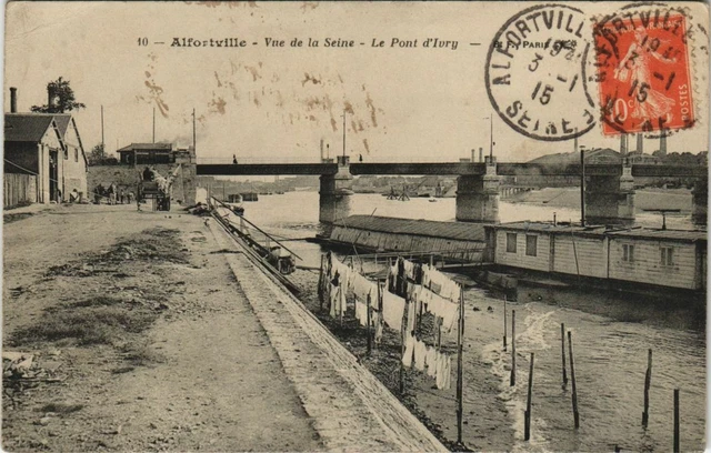 CPA ALFORTVILLE - View of the Seine - Le Pont d'Ivry (146891)