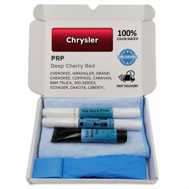 PRP Deep Cherry Red Crys Touch Up Paint for Chrysler CHEROKEE WRANGLER GRAND CO