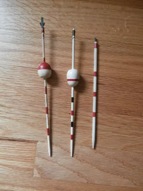 2 VINTAGE WOODEN Fishing Bobbers $5.99 - PicClick