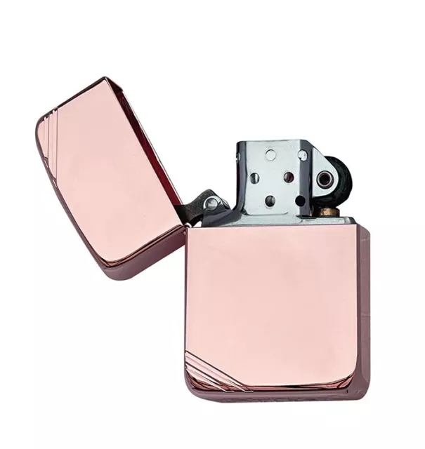 Zippo Oil Lighter 1935 Replica Copper Plain Pattern Full Color Print Japan 3