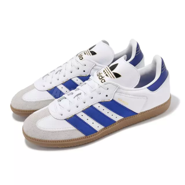 adidas Originals Samba OG Footwear White Selu Blue Gold Gum Men Unisex IF1813