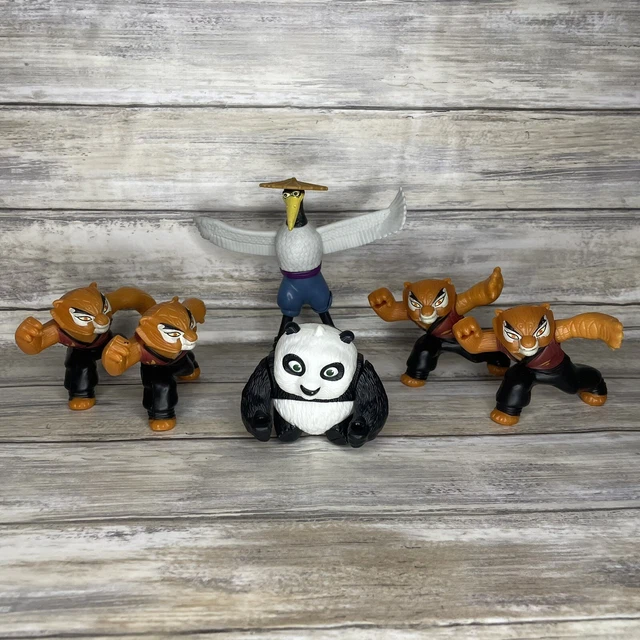 KUNG FU PANDA Mcdonalds Happy Meal Toys Bundle X6 Figures 2011 £10.99