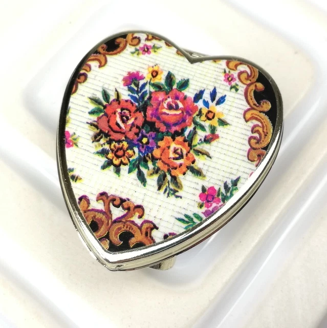 Vintage Lipstick Holder with Fold Out Mirror
