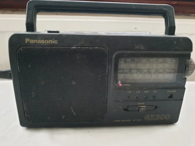 Panasonic GX500 Portable 4-Band Radio - Read Description