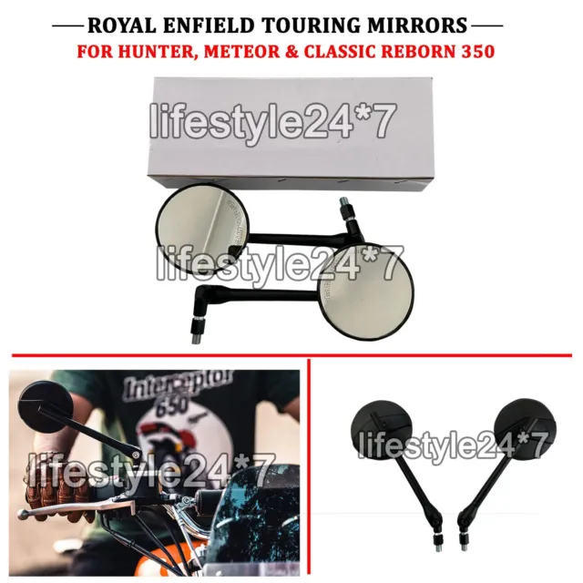 "Kit de espejos Touring Touring"" Royal Enfield para GT & Interceptor 650 y GT 535