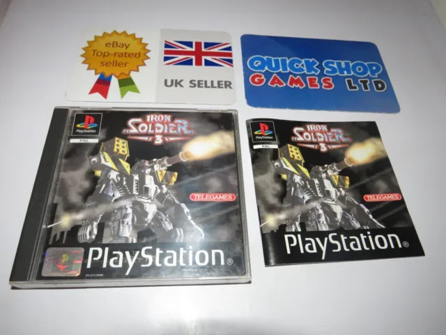 Iron Soldier 3 SONY Playstation 1 PS1 UK PAL