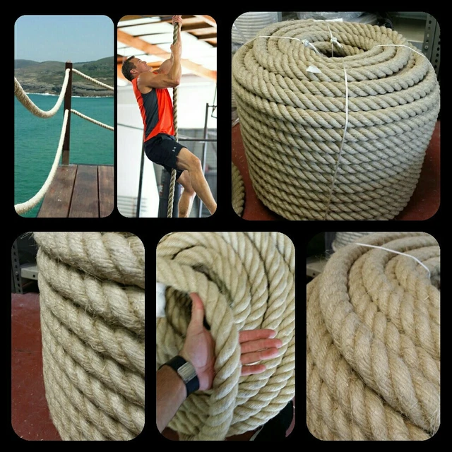 Soga Para Trepar Cuerda Con Gancho Crossfit 6m X 2 Pulgadas | Cuotas Sin Interés - Foto 13