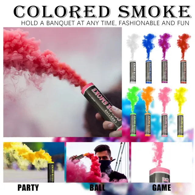 Colorful Spray Smoke Photography Disposable Props Color Fog Stick Rainbow Smoke