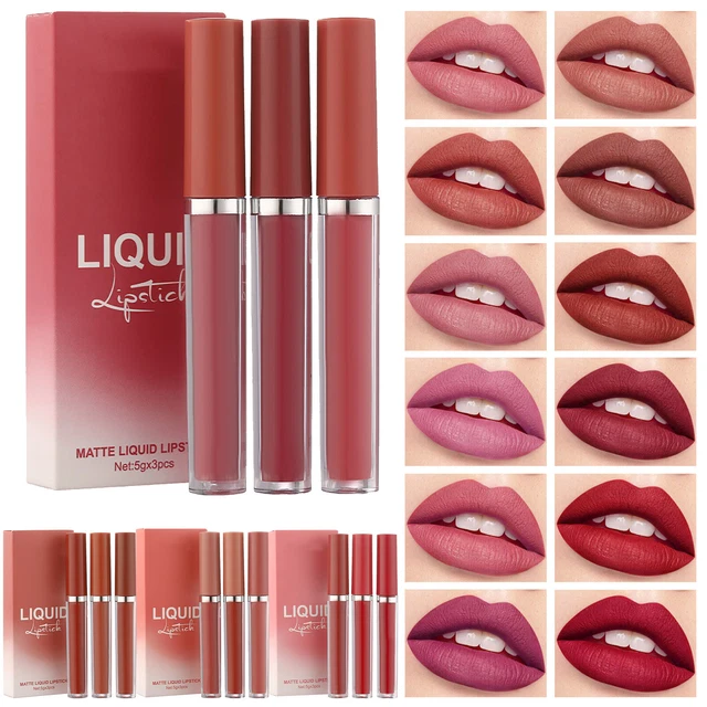 Maquillaje 3 Colores Esteras Esmalte Labial Set Alfombras Impermeables Antiadherentes Taza Terciopelo Aire