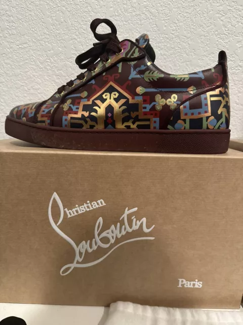 Christian Louboutin Louis Junior Orlato Flat Mens Shoe Size 45