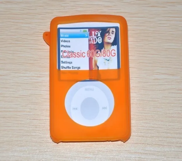 Silicone Skin Cover Case for iPod Classic 7th 160GB/120GB/80GB Video 5th/30GB