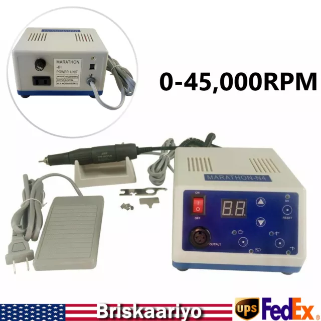 For Marathon UNIT N4 45K RPM Micromotor Handpiece Dental Lab Polishing Machine