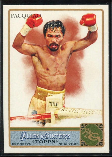 2011 Topps Allen & Ginter Manny Pacquiao #262 Boxer