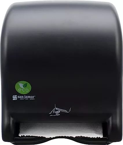 San Jamar Ecologic Smart Essence Recycled Plastic Electronic ecoLogic, Black