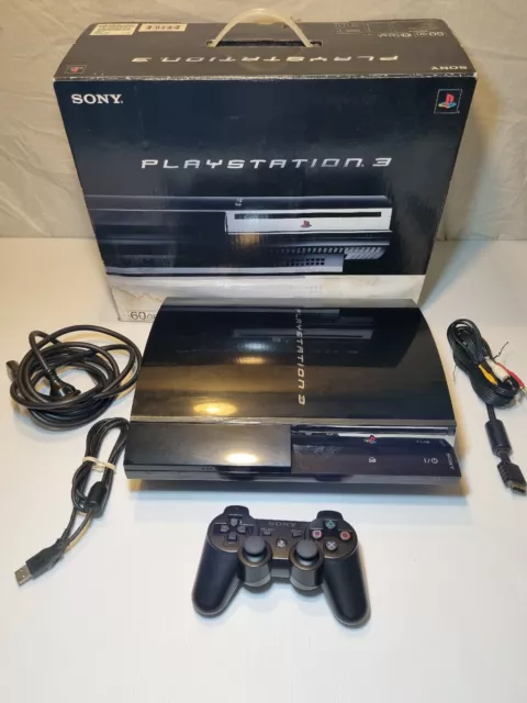 SONY PLAYSTATION PS3 Compatible PS2/PS1 CECHC02 60GB - WITH BOX $490.00 - AU